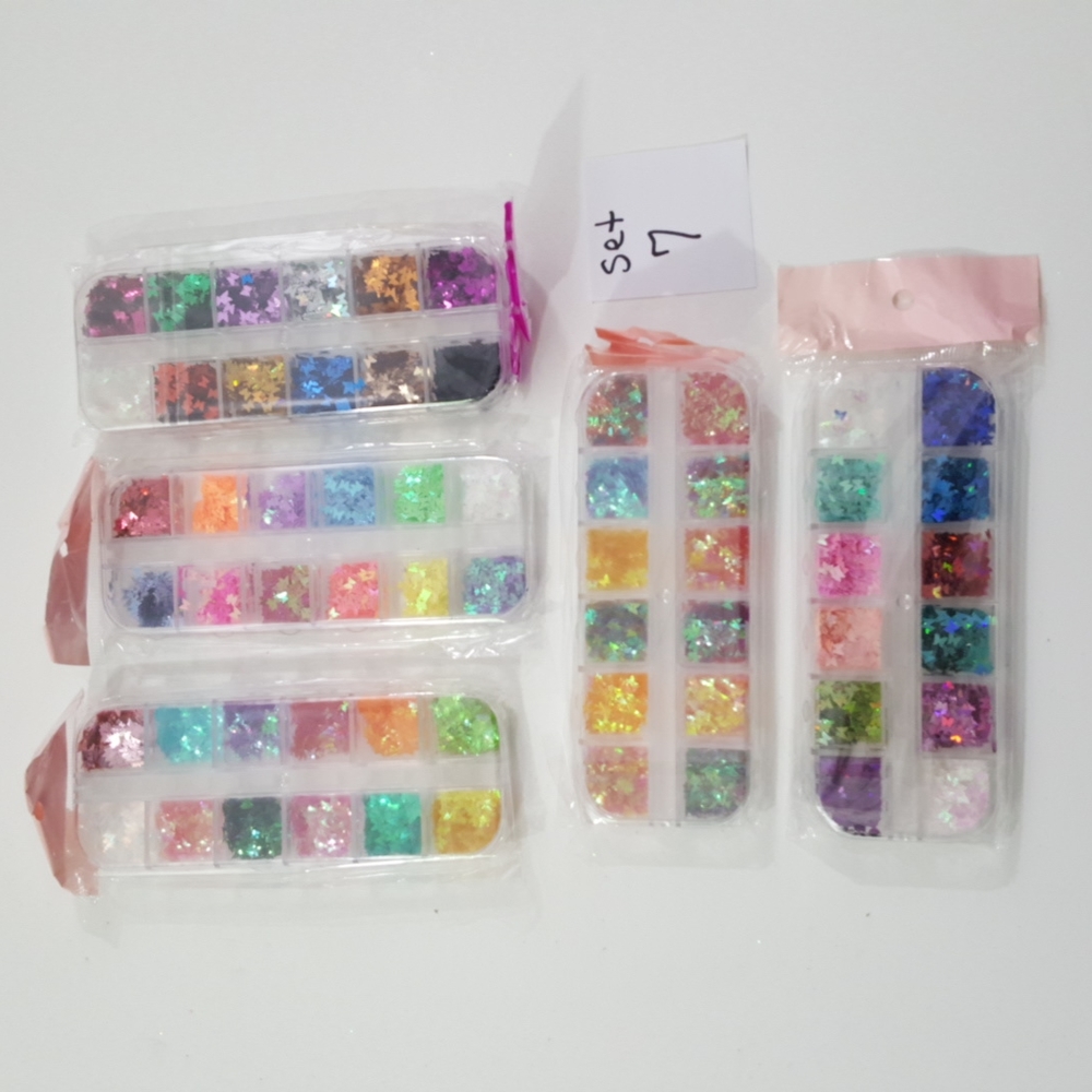 New! 3D Holographic Butterfly Nail Art Flakes